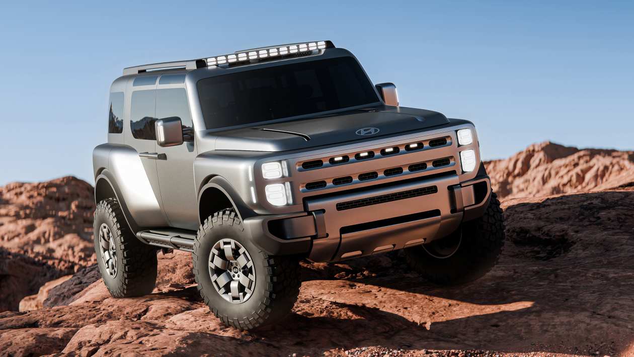 Rugged new Hyundai Boulder Concept previews Korean Land Rover Defender rival | Auto Express
